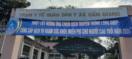 TRUNG TÂM Y TẾ HUYỆN GÒ DẦU TỔ CHỨC CHIẾN DỊCH TRUYỀN THÔNG LỒNG GHÉP CUNG CẤP DỊCH VỤ KHÁM SỨC KHỎE CHO NGƯỜI CAO TUỔI NĂM 2024