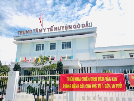 HUYỆN GÒ DẦU TRIỂN KHAI CHIẾN DỊCH TIÊM CHỦNG  VẮC XIN PHÒNG, CHỐNG DỊCH SỞI NĂM 2024